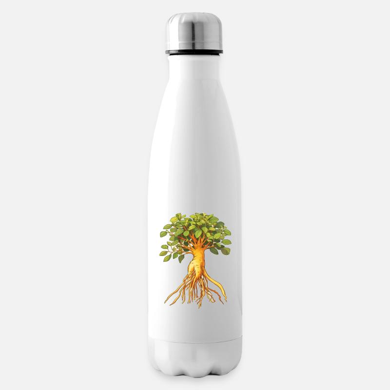 Ginseng - Isolierflasche - Weiß