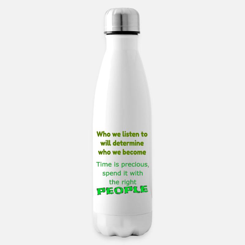 PEOPLE - Bouteille isotherme - blanc