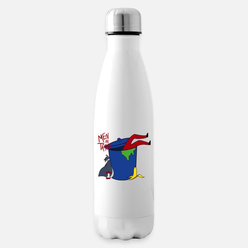 Männer sind Müll - Isolierflasche - Weiß