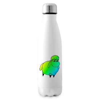 Wolly Sheeeepling Retro wave - Insulated Water Bottle - white - Right