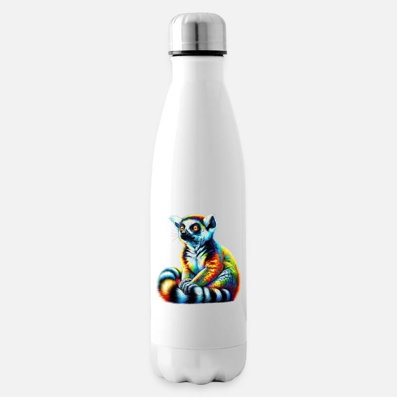 Lemur - Isolierflasche - Weiß