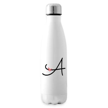 Lettre A Lettre Initiale Papillon - Bouteille isotherme - blanc - Droite