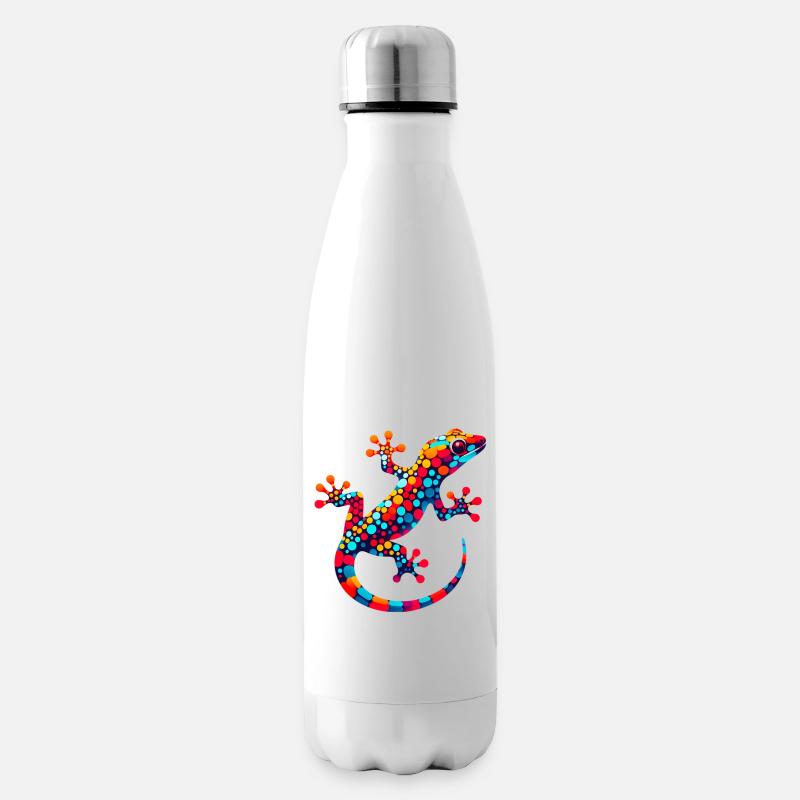 Gecko - Isolierflasche - Weiß
