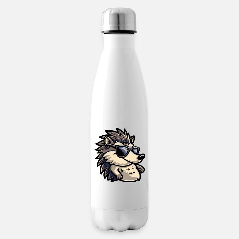 Animal hérisson - Bouteille isotherme - blanc