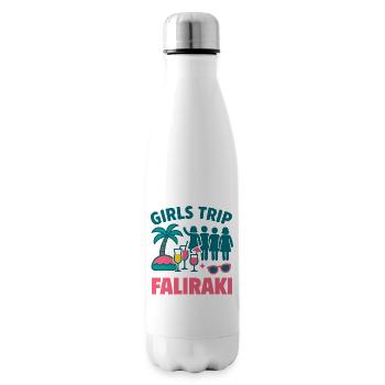 Filles Trip Faliraki Party Chemise - Bouteille isotherme - blanc - Droite