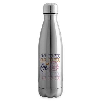 Be kind - Insulated Water Bottle - silver - Right