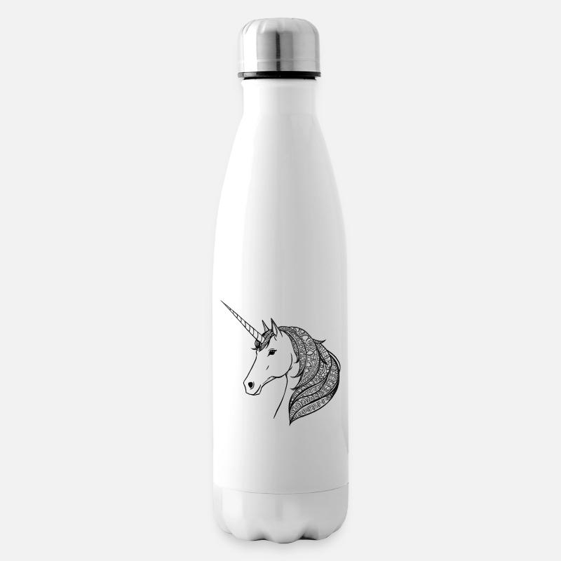 Licorne - Bouteille isotherme - blanc