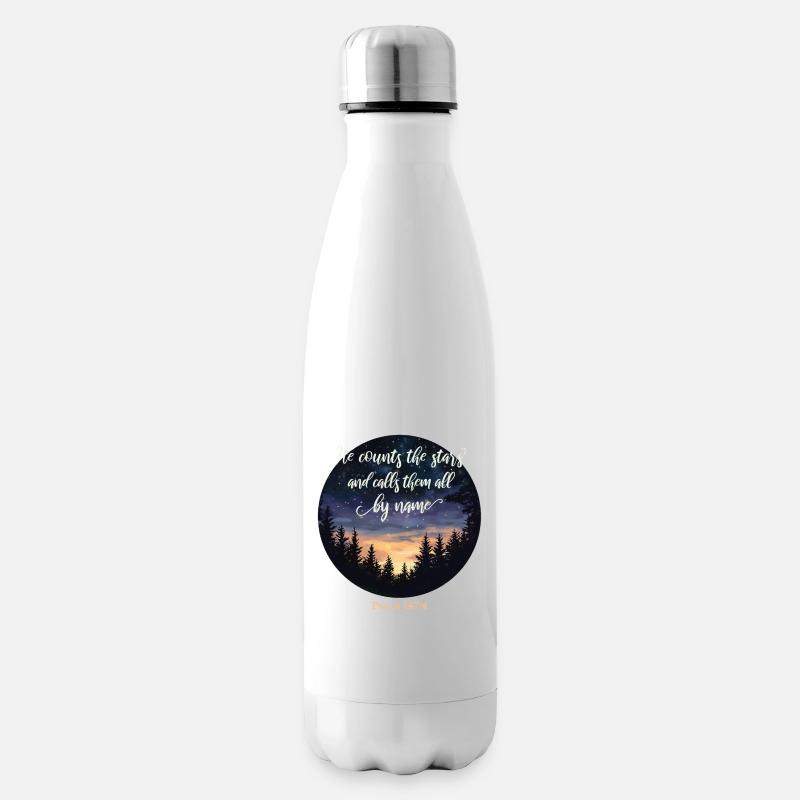 Bibelvers Christlich Religiös - Isolierflasche - Weiß
