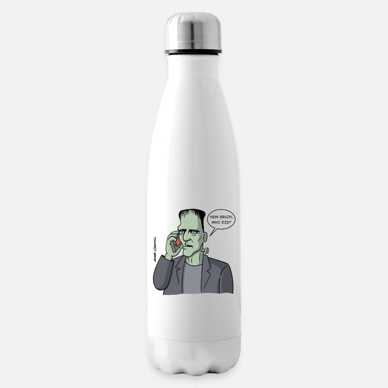 Neues Gehirn, wer ist das? - Isolierflasche - Weiß