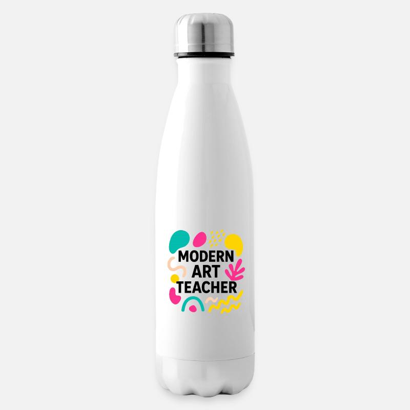 Art moderne - Bouteille isotherme - blanc