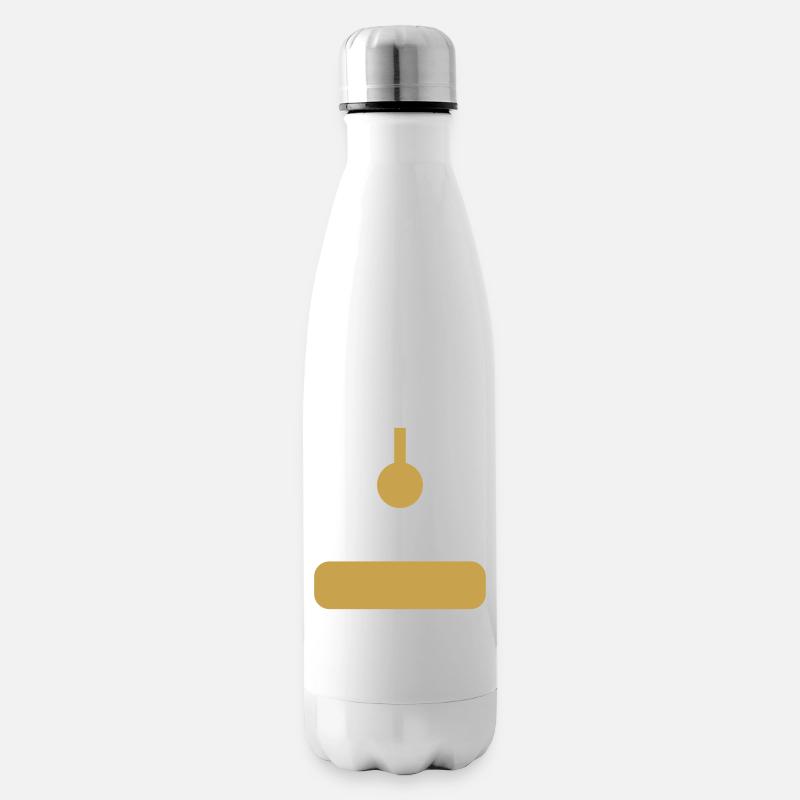 Arcade Joystick Gold - Bouteille isotherme - blanc