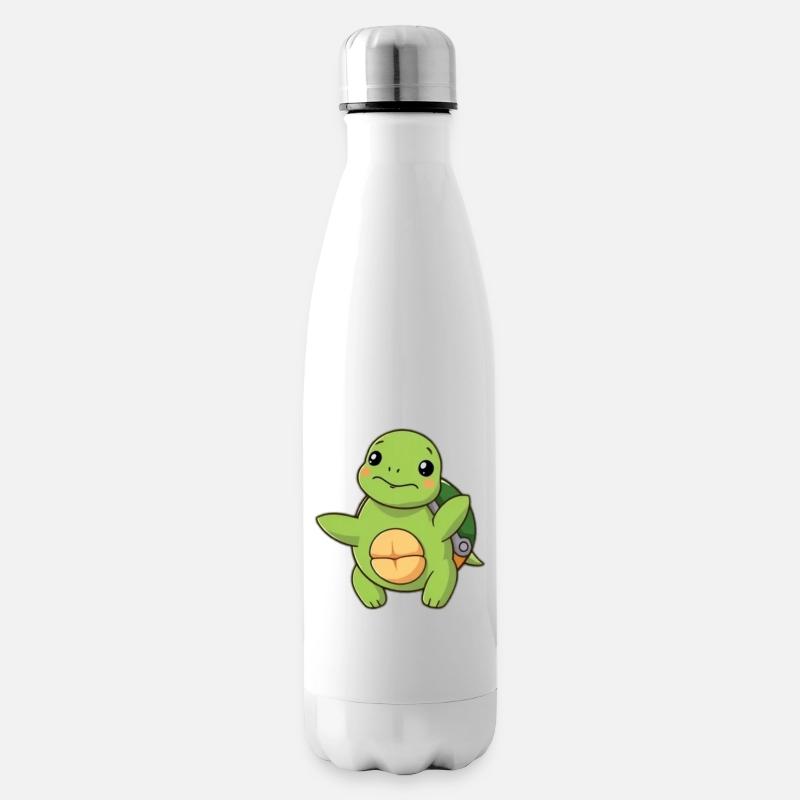 Schildkröten Schildkröten - Isolierflasche - Weiß