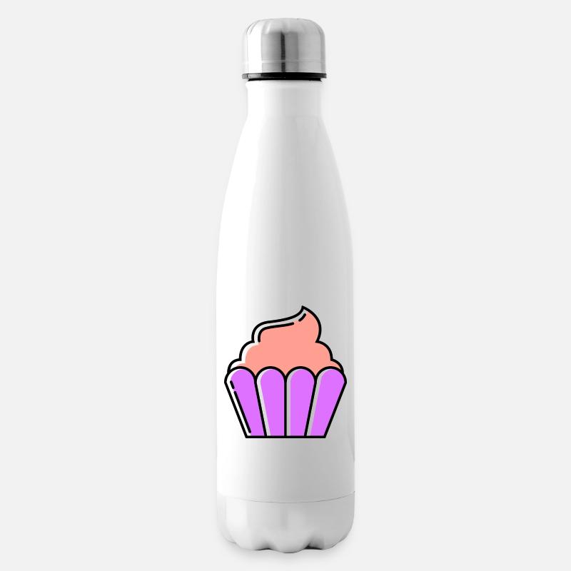 Muffin cupcake - Isolierflasche - Weiß