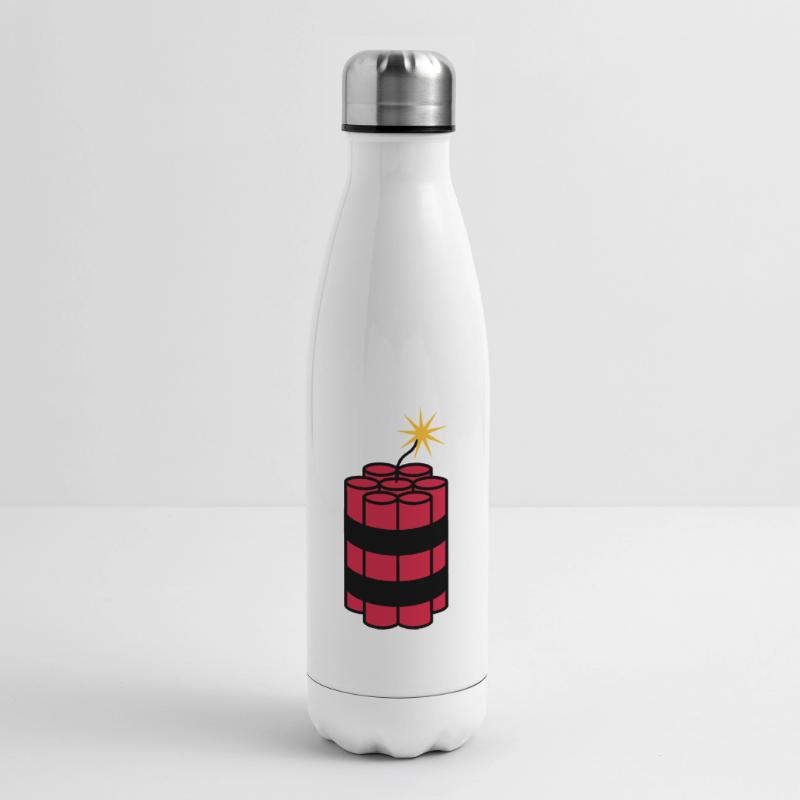 lit tnt dynamite explode explosion spre Insulated Water Bottle