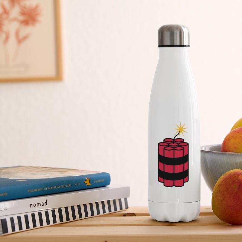 lit tnt dynamite explode explosion spre Insulated Water Bottle