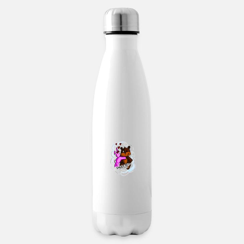 Drück mich - Isolierflasche - Weiß