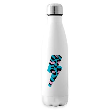 Leopard Blitz 3D - Isolierflasche - Weiß - Rechts