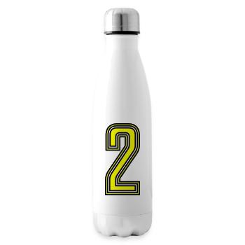 2 - Insulated Water Bottle - white - Right