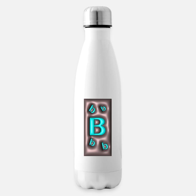 b - Isolierflasche - Weiß