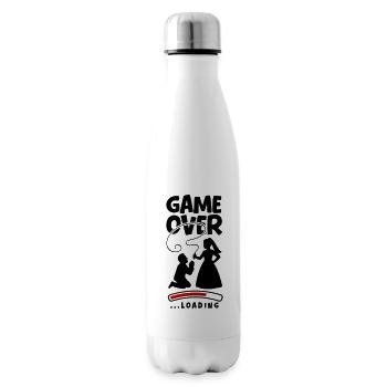 Game Over Hochzeit Ehepaar - Isolierflasche - Weiß - Rechts
