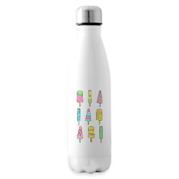 Colorful popsicles - Insulated Water Bottle - white - Right