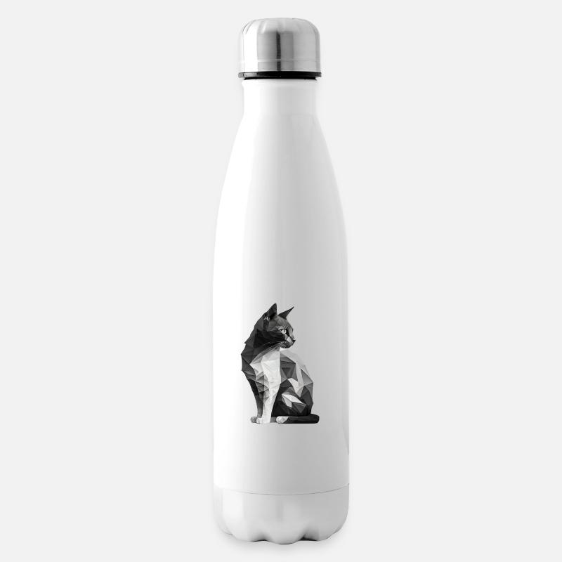 CHAT - Bouteille isotherme - blanc