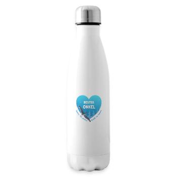 bester Onkel - Isolierflasche - Weiß - Rechts