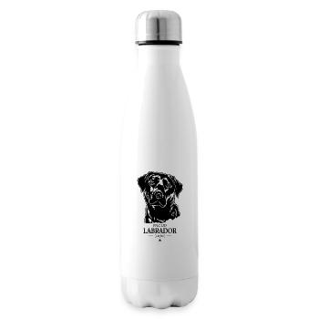 Labrador Mom Hunde Hund Labbi Wilsigns - Isolierflasche - Weiß - Rechts