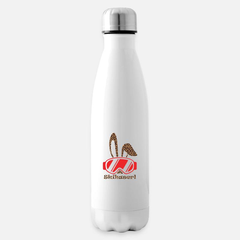 Ski bunny - Donc tu es la star de la cabane - Bouteille isotherme - blanc