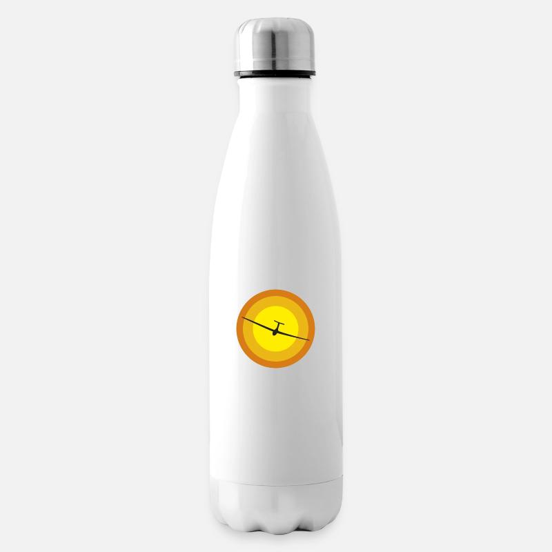 planeur et soleil - Bouteille isotherme - blanc