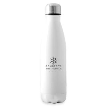 Powder to the people - Isolierflasche - Weiß - Rechts