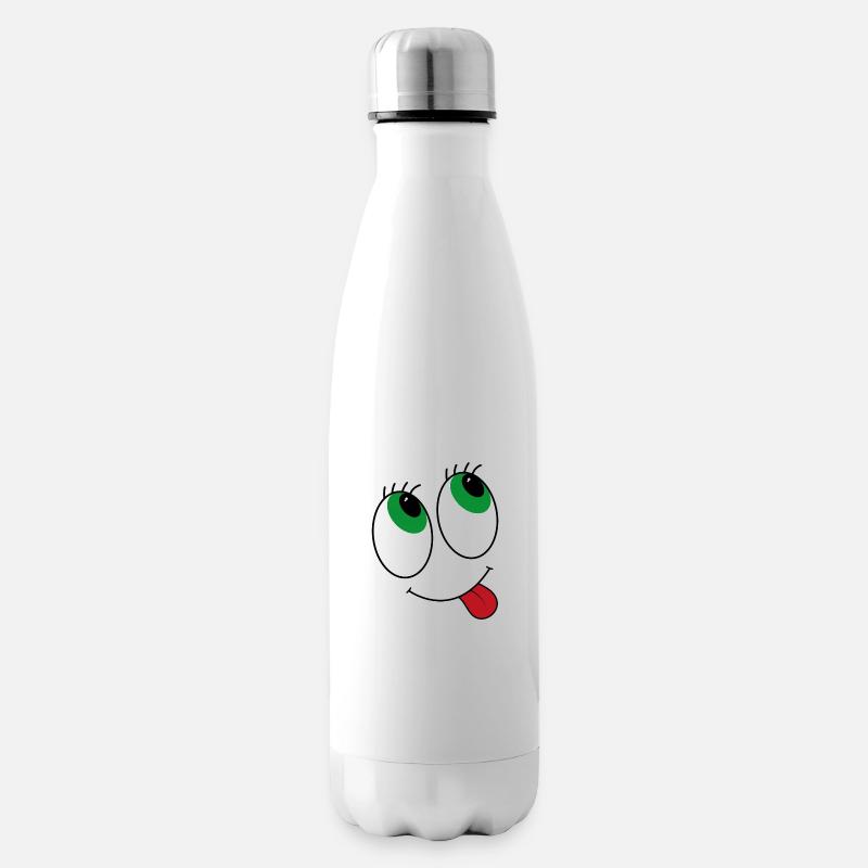 Augen im Comicstyle - Isolierflasche - Weiß