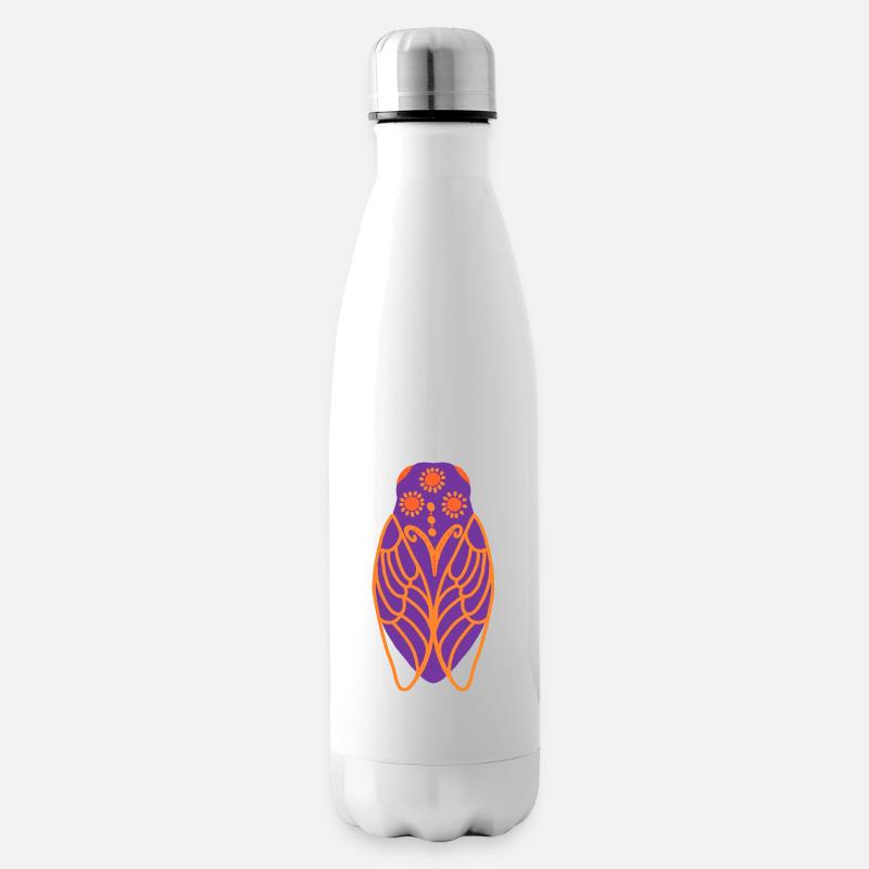 Cigale ensoleillée - Bouteille isotherme - blanc