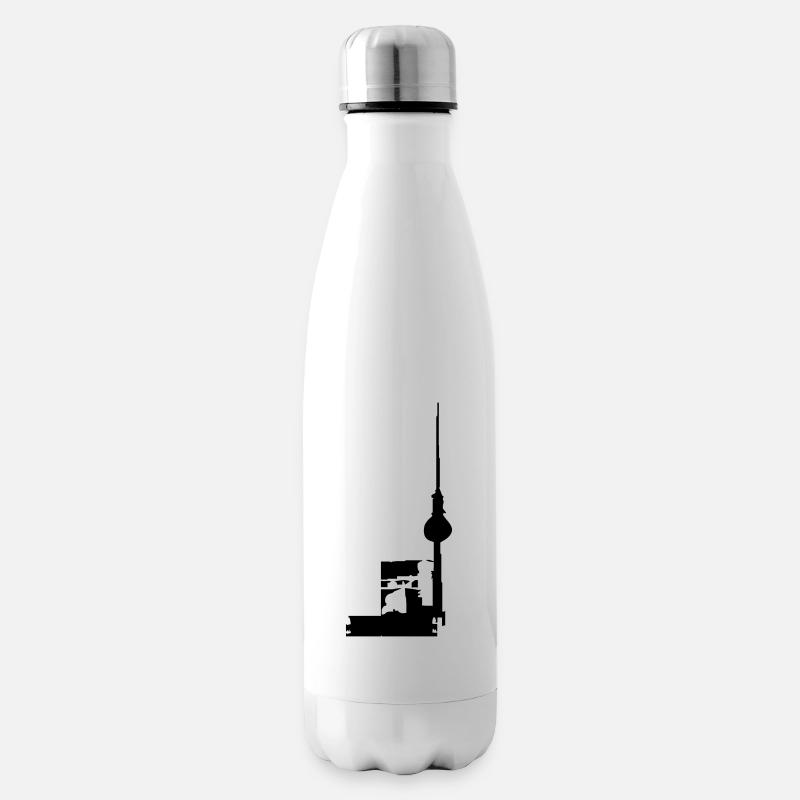 berlin - Isolierflasche - Weiß