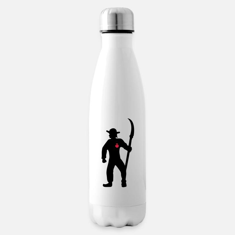 dessin chouan de Vendée symbole vendéen - Bouteille isotherme - blanc