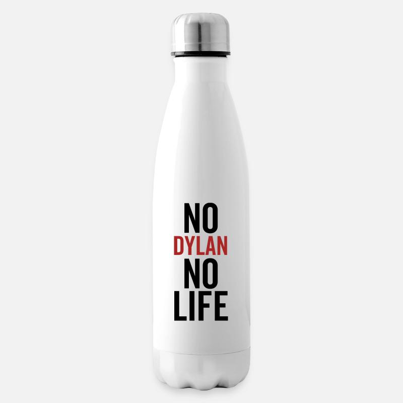 Kein Dylan Kein Leben - Isolierflasche - Weiß