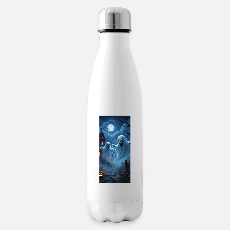 Chemise à capuche Spit Ghosts - Bouteille isotherme - blanc