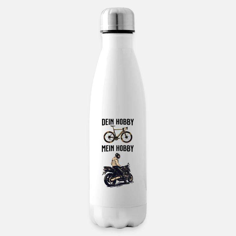 Dein Hobby Mein Hobby - Isolierflasche - Weiß