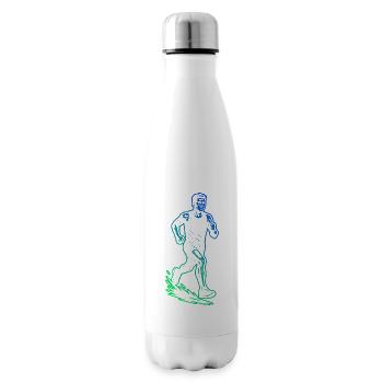 Einfach Running zeitloses Design - Isolierflasche - Weiß - Rechts