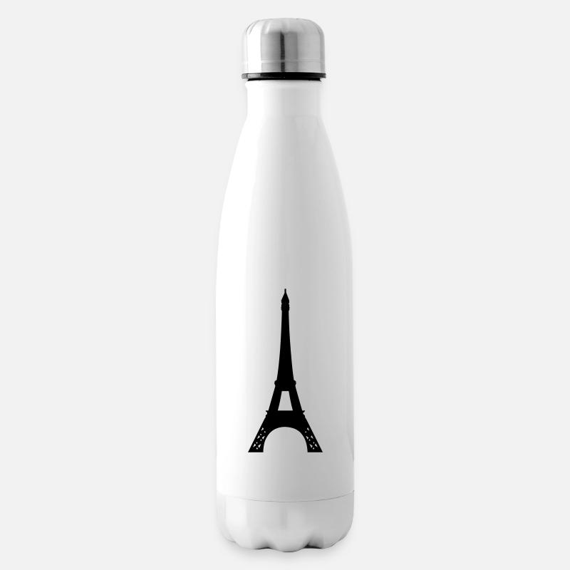 tour eiffel - Bouteille isotherme - blanc