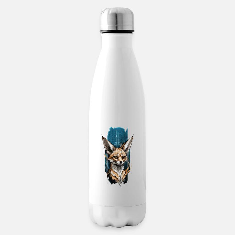Wüsten-Sprite: Fennec Fox - Isolierflasche - Weiß
