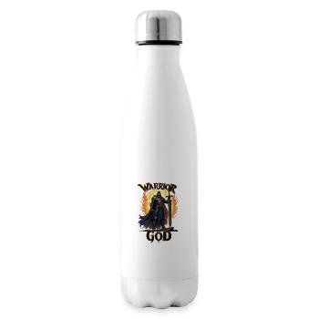 WARRIOR OF GOD - Schwarzer Ritter - Isolierflasche - Weiß - Rechts