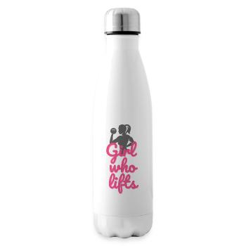 Girl who Lifts - Isolierflasche - Weiß - Rechts