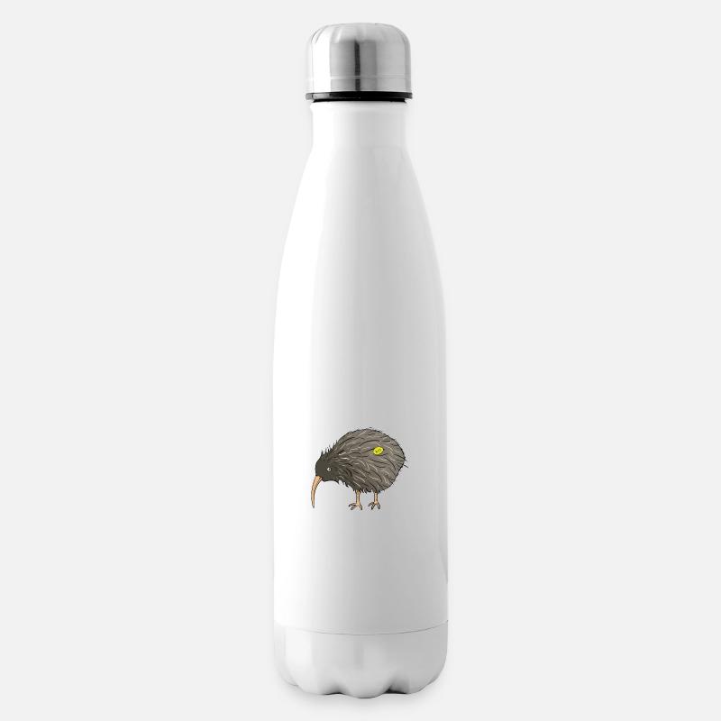Bio-Kiwis - Isolierflasche - Weiß