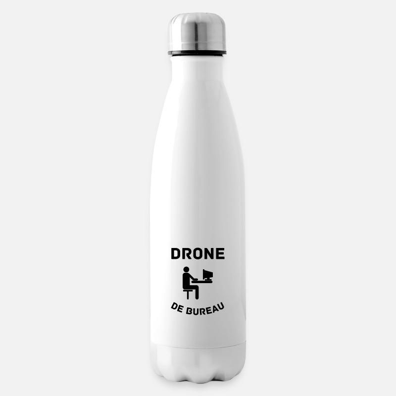 drone de bureau - Bouteille isotherme - blanc