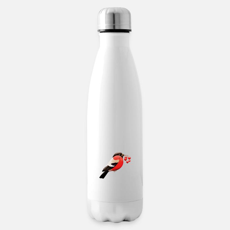Vogel - Isolierflasche - Weiß