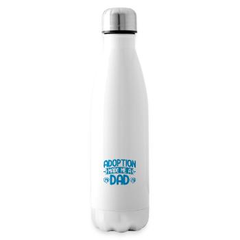 Adoption Adoptive Parents Foster Parents Gift - Insulated Water Bottle - white - Right