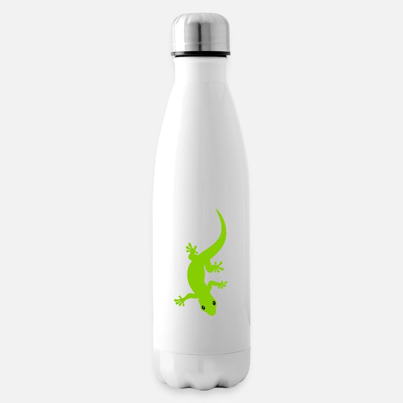 Gecko - Isolierflasche - Weiß