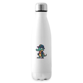 Crocodile cool - Bouteille isotherme - blanc - Droite