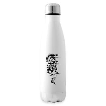 chinese dragon tribal - Bouteille isotherme - blanc - Droite